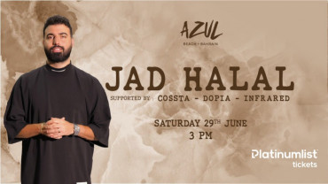 Jad Halal at Azul Beach, Bahrain