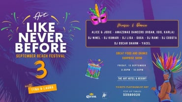 Like Never Before 3! September Beach Festival in Manama