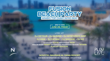 Novotel Fusion Beach Party by Playlist Entertainment Bahrain