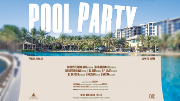 Playlist Pool Party at Reef Boutique Hotel, Reef Island