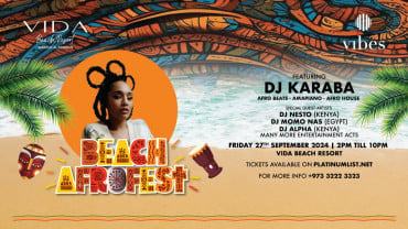 Beach Afrofest at Vida Beach Resort in Manama