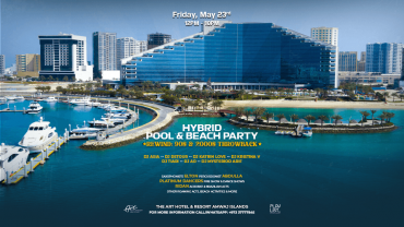 Throwback 90s & 2000s Edition Hybrid Pool & Beach Party at The Art Hotel  & Resort Amwaj Islands